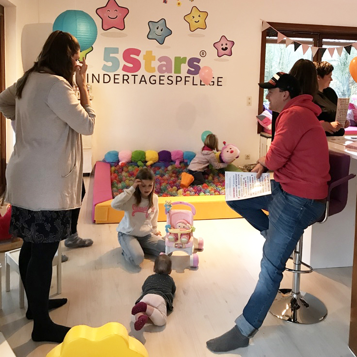 5Stars Kindertagespflege Tagesmutter Lübeck Impressionen vom Tag der offenen Tür 2017